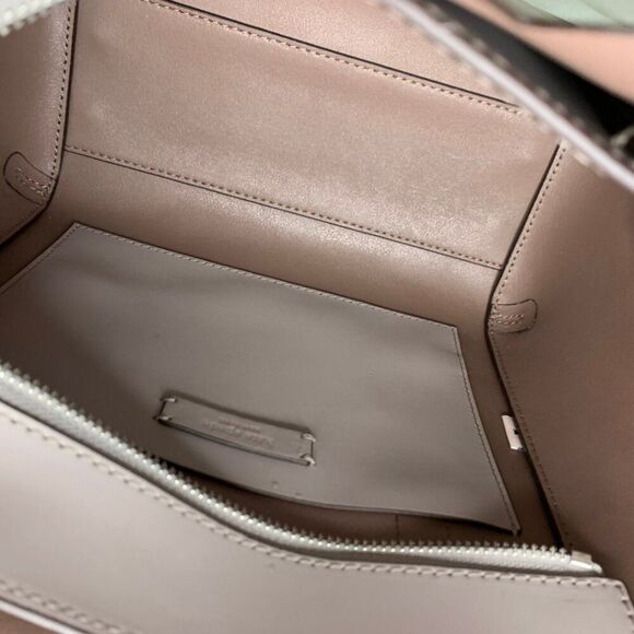 Kate Spade Mini Mina Magnolia Street Satchel Crossbody Grey Leather - Picture 7 of 11